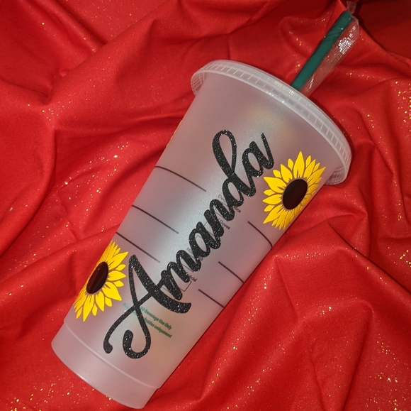 sunflower starbucks tumbler - Picture 2 of 5